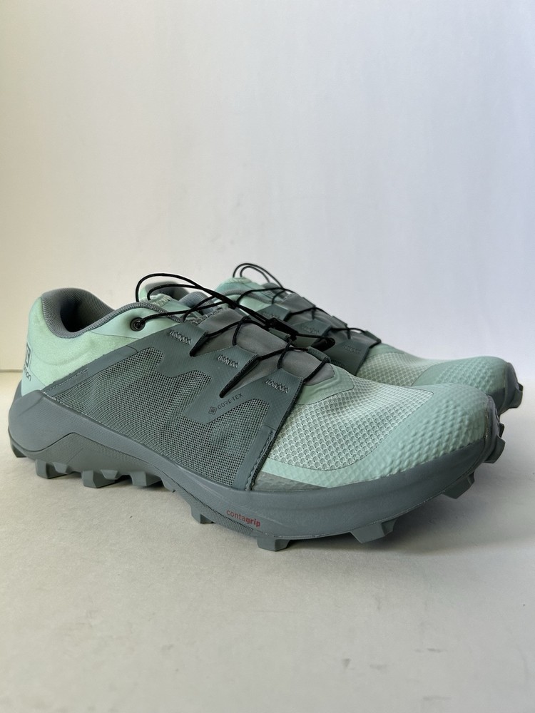 Salomon Wildcross GTX W Turquoise Teal Women’s Size 10.5 Trail  Running Shoes