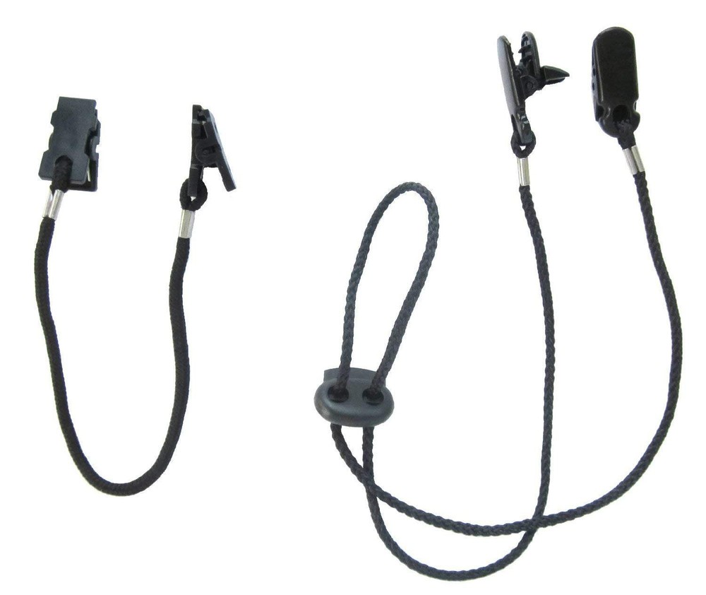 Set of 2 Cap Clips and Hat Chin Strap Windproof Clip Universal Clip Anti-Lost...