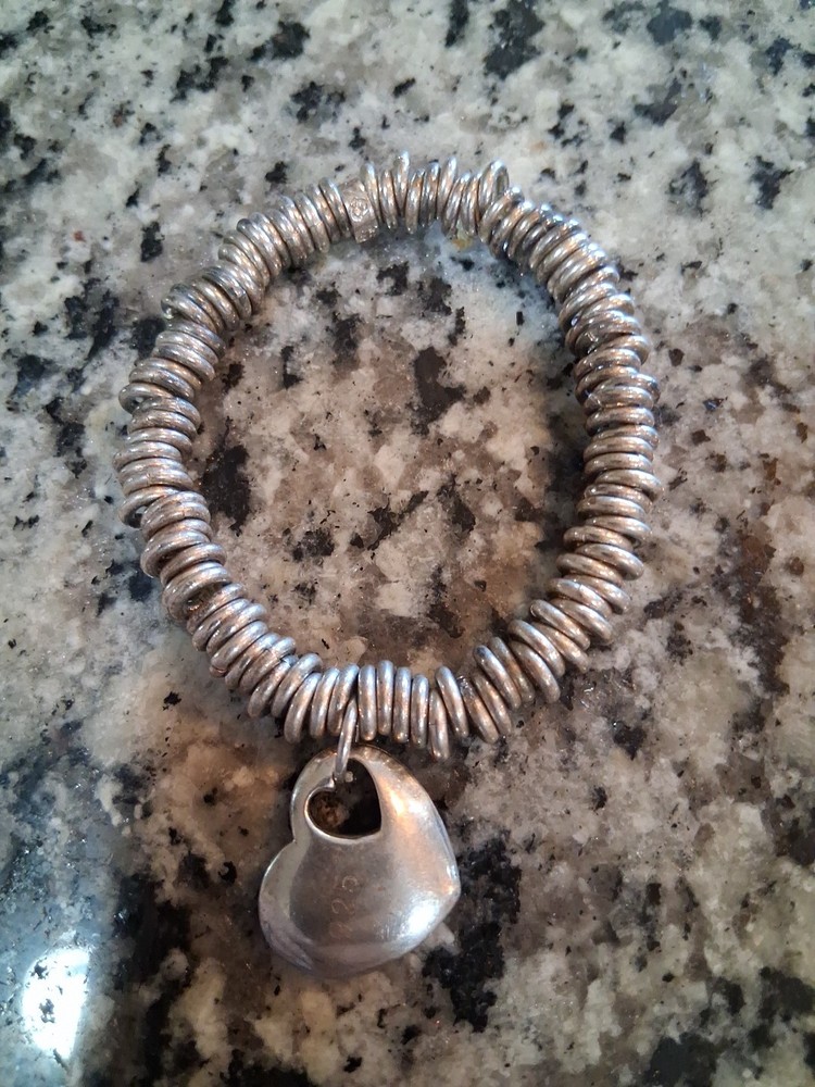 Vintage Links Of London 925 Sterling silver Charm Bracelete