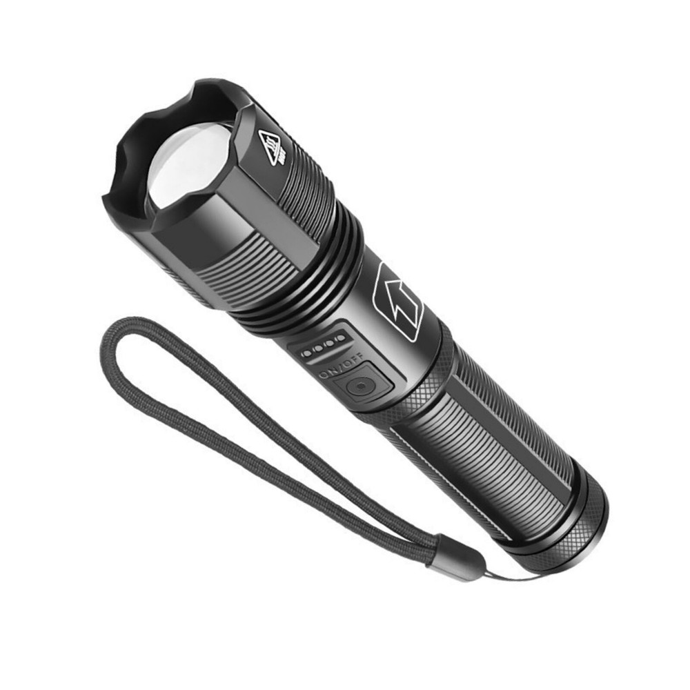 Super Bright LED Flashlight Tactical Rechargeable Retractable Zoom 1000 lumens