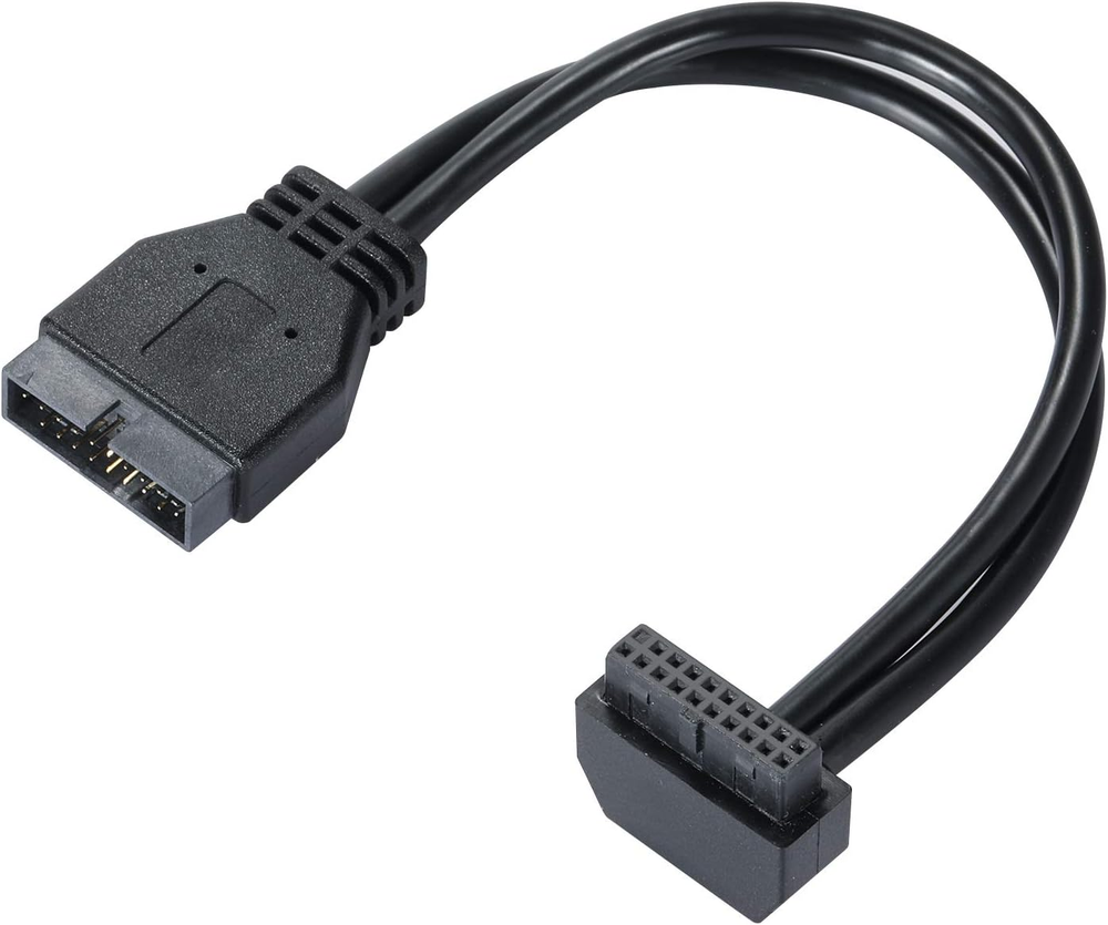 USB 3.0 19-Pin SATA Front Panel Extension Cable Male to Female
