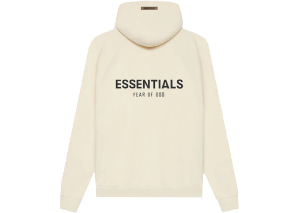 Size S Fear of God Essentials SS21 Cream Buttercream Pullover Hoodie