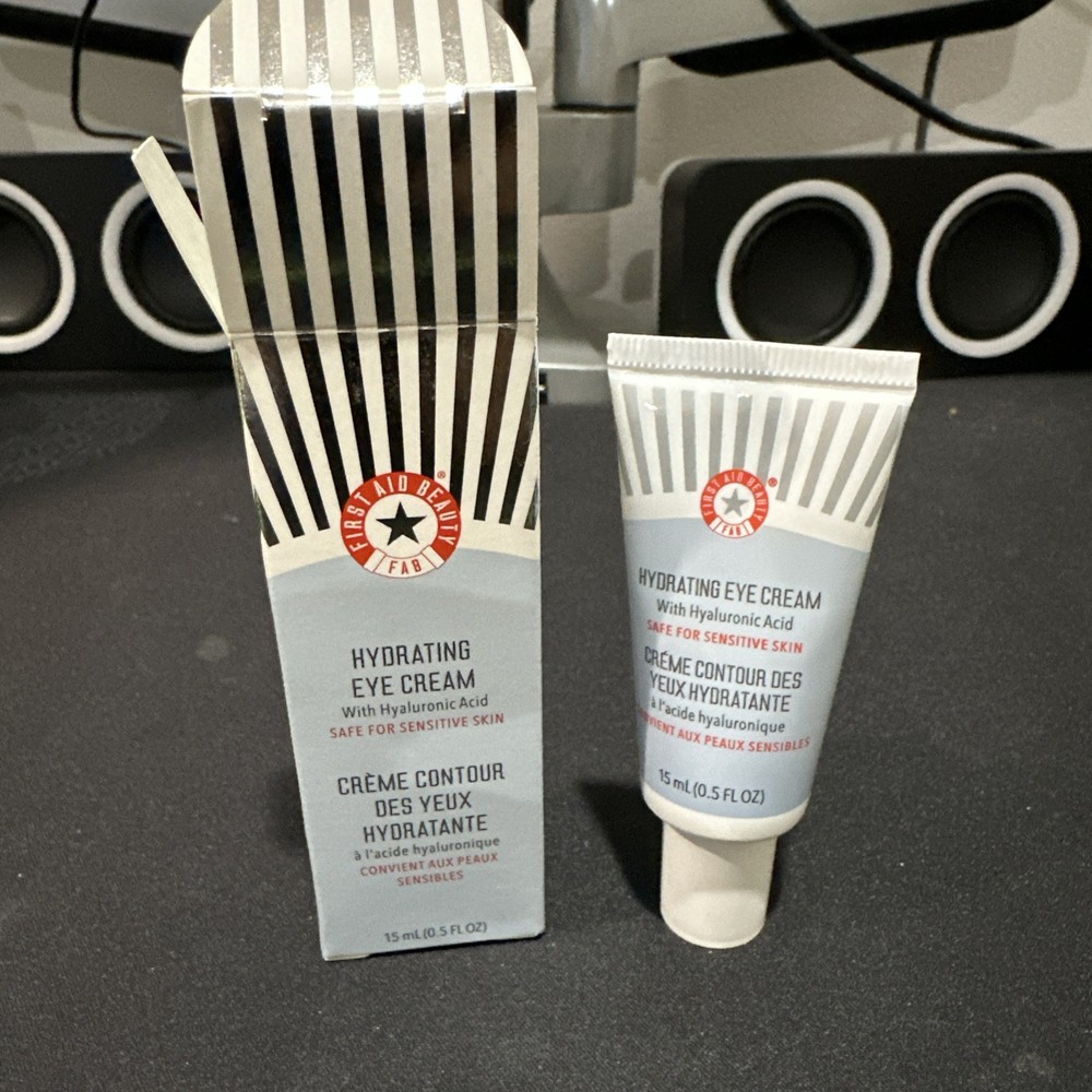 First Aid Beauty Hydrating Eye Cream with Hyaluronic Acid Full Size Boxed