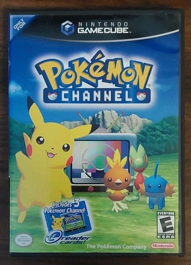 Pokemon Channel (Gamecube) GAME+CASE+MANUAL, NO E-CARDS, TESTED WORKING