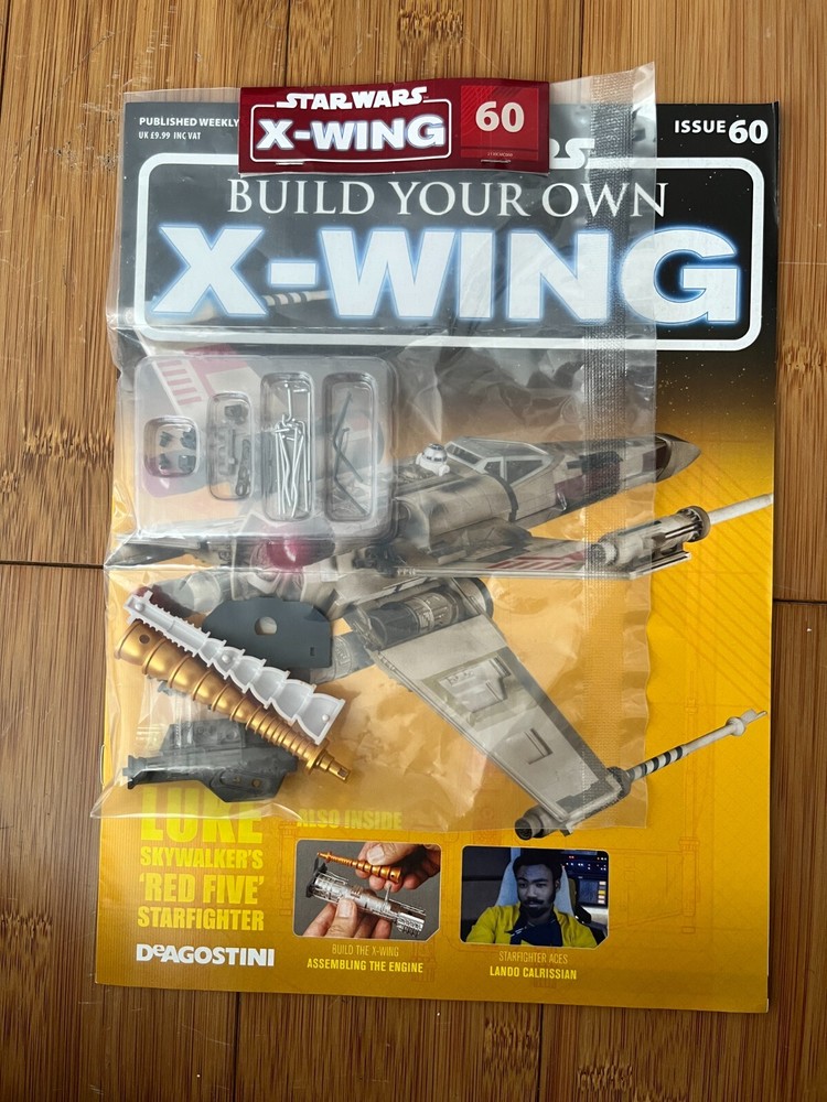 1/18 SCALE DEAGOSTINI BUILD YOUR OWN STAR WARS X-WING FIGHTER ISSUE 60 INC PARTS