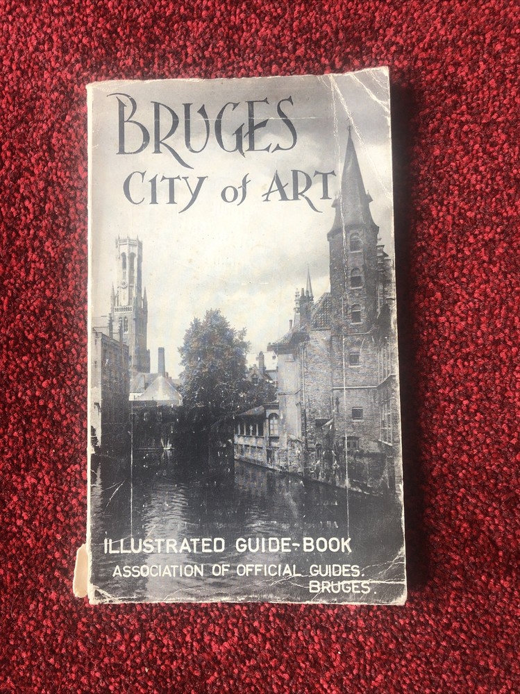 Bruges City of Art Illustrated Guide Book Vintage Paperback Book. Vintage 📕