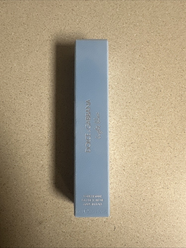 Dolce & Gabbana Light Blue Eau de Toilette EDT Travel Spray .33oz NIB Men Homme
