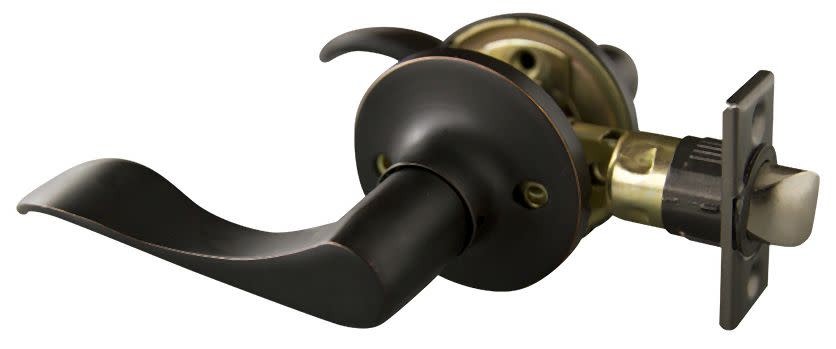 Design House 727990 Stratford Reversible Passage Door Lever - Bronze
