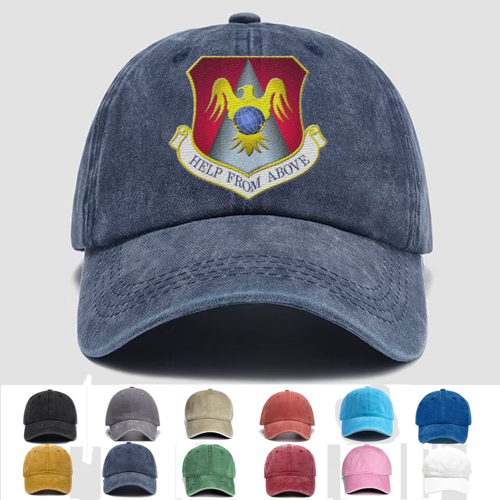 Custom Embroidered Hat 375th Air Mobility Wing, Veteran Cap, Trucker Hat, Gift