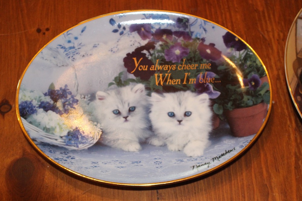 Vintage Franklin Mint True Blue Friends Plate Collectible by Nancy Matthrws #HA1340