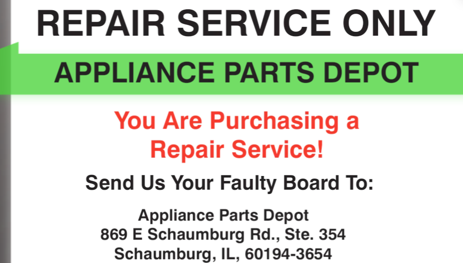 Whirlpool KitchenAid Oven Control Board Repair Service WPW10317343 W10317343  