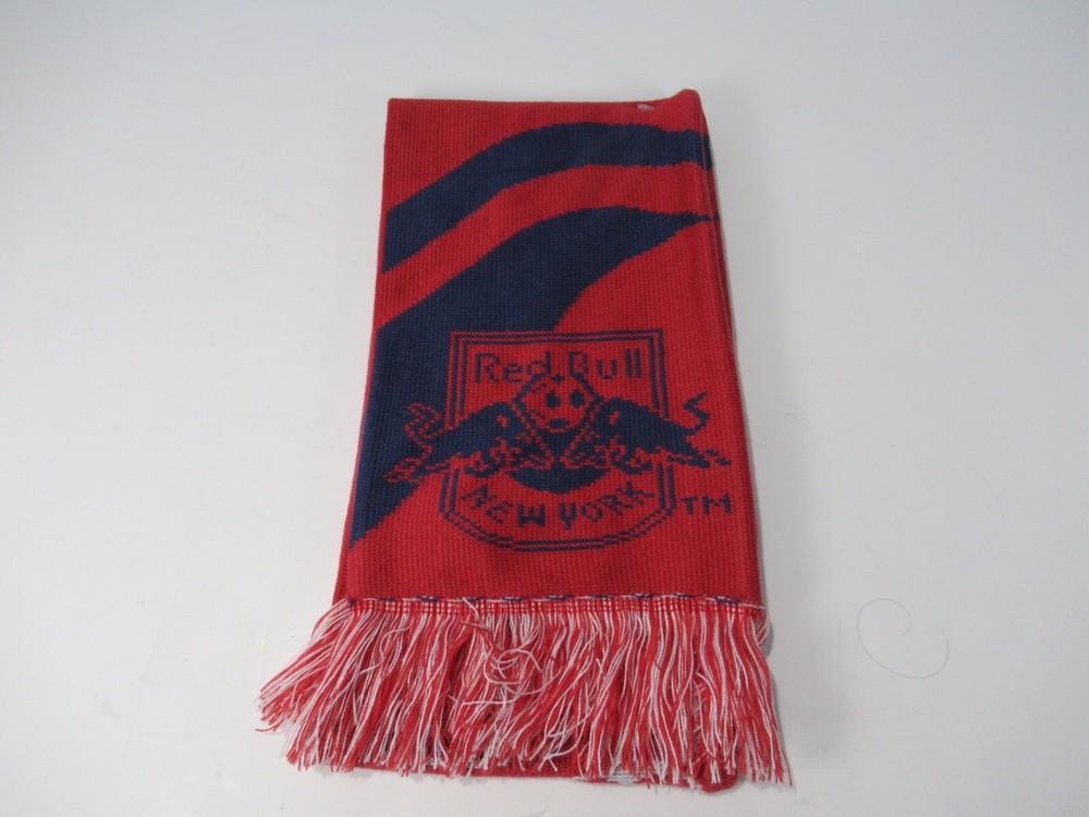 NYC MLS Red Bull New York NY Bufanda Fan Scarf MLS Soccer Futbol NEW NWOT A14
