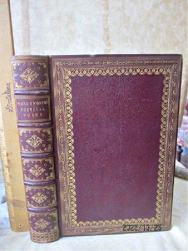 WORDSWORTH'S POETICAL WORKS, 1845, William Wordsworth, Fine Binding