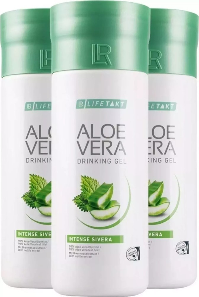 LR LIFETAKT Aloe Vera Drinking Gel Intense Sivera Set of 3 - 3x1000 ml/34 fl.oz.
