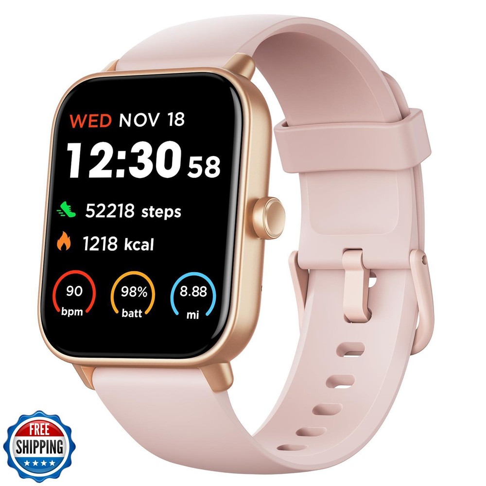 Fitpolo Smart Watch for Women,1.8” Touchscreen, Bluetooth Call, Alexa Built-i