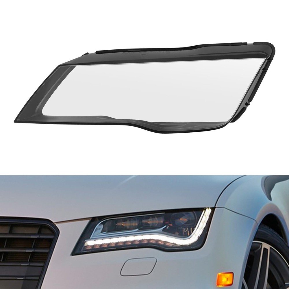 For 2012 2013 2014 2015 Audi A7/S7/RS7 Left Driver Side Headlight Lens Cover