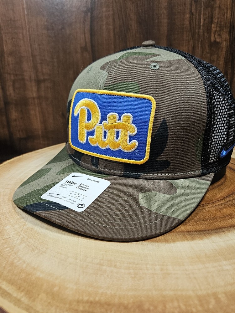 Pitt Panthers Camo Nike Classic99 Adjustable Trucker Snapback Hat NCAA