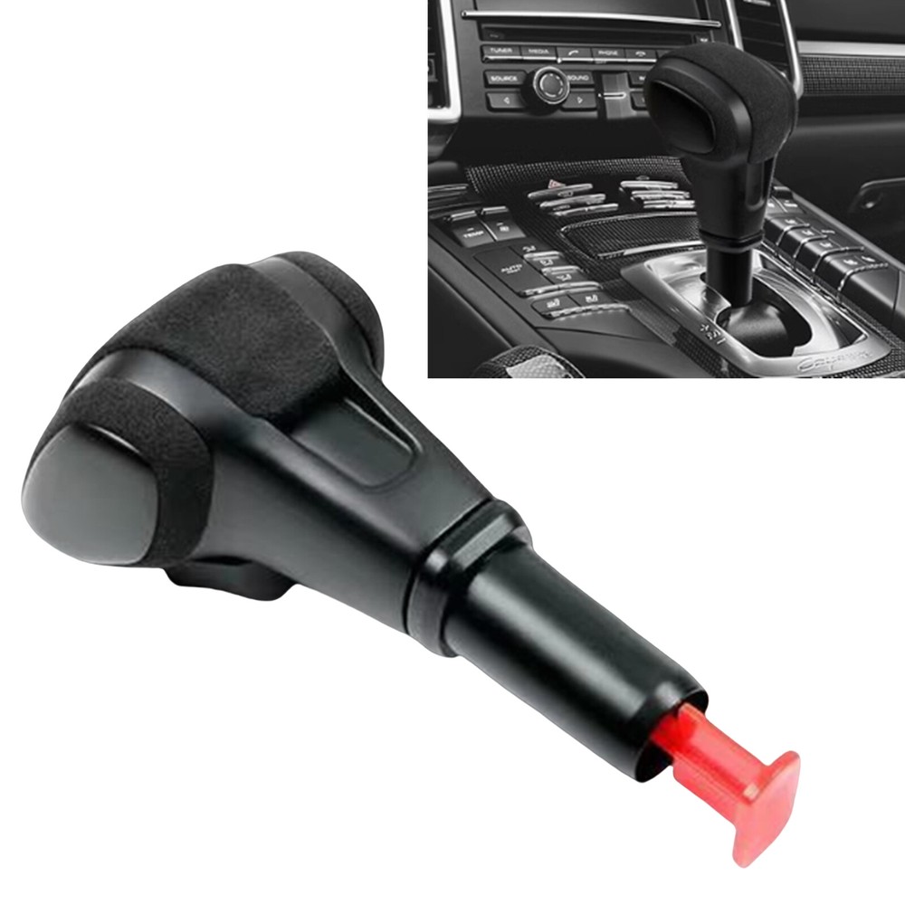 Gear Shift Knob Shifter Replace For Porsche Cayenne 958 92A 2011-2017 2014 Black