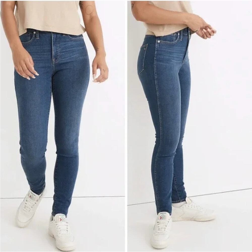 Madewell Curvy High-Rise Skinny Jeans Coronet Wash Size 24