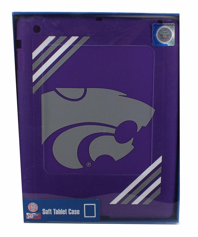 Kansas State Wildcats NCAA iPad Case - Durable Soft Silicone Cover  