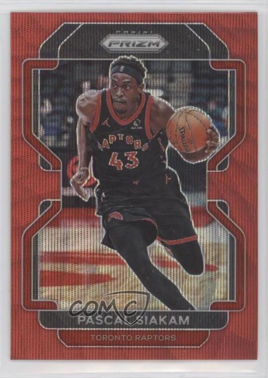 2021-22 Panini Prizm Ruby Wave Prizm Pascal Siakam #174