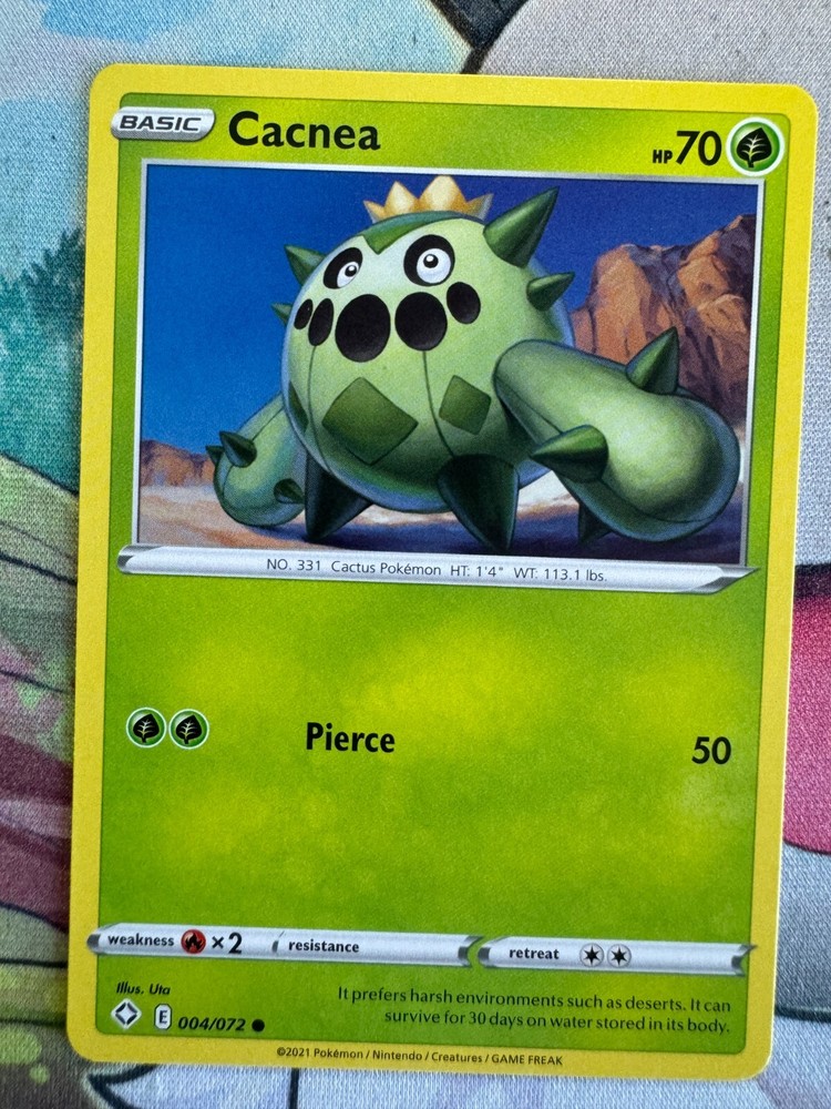 Cacnea Non-Holo English Pokemon TCG Card BKJ890 for Collectors