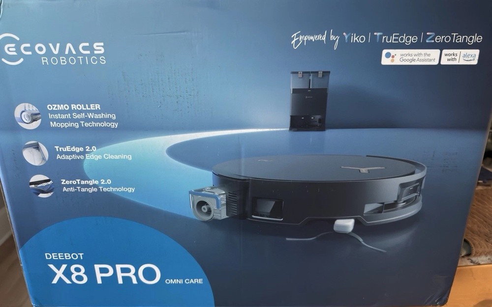 ECOVACS DEEBOT X8 PRO OMNI Robot Vacuum and Mop, , !!FLASH SALE!! Ends 1/15/26