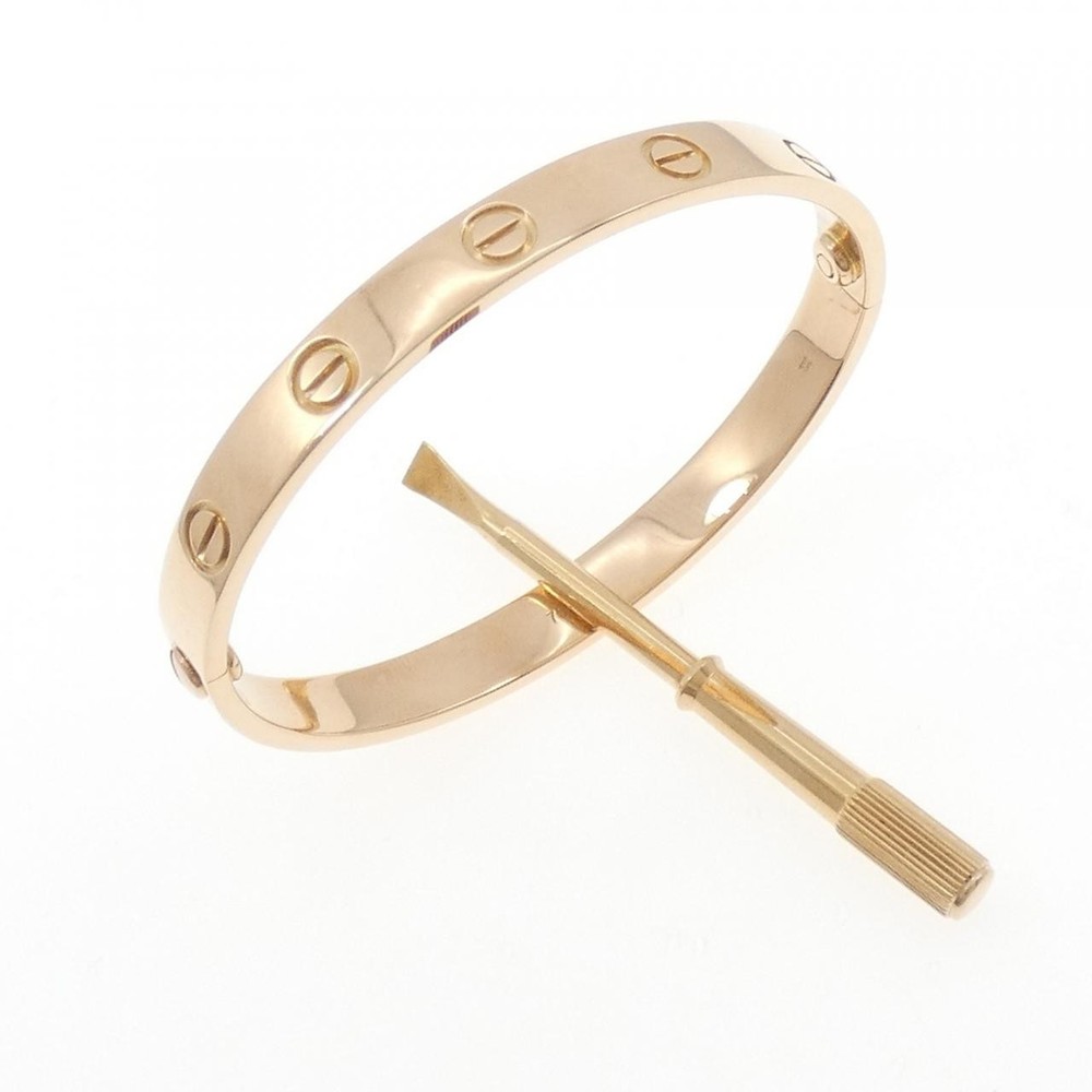 Authentic Cartier Love Bracelet in 18K Yellow Gold Size 16 Model 2600068738716