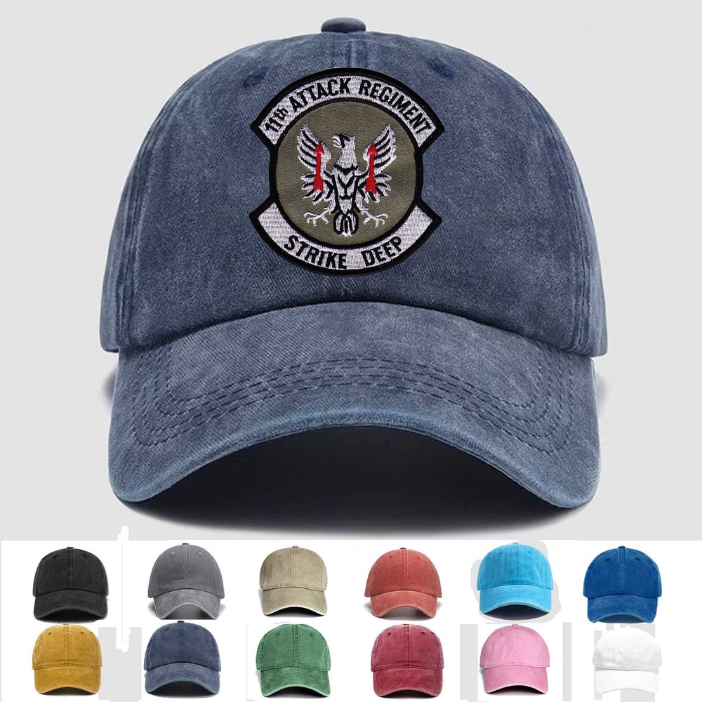 Custom Personalization Embroidered Hat 11th Aviation Attack Regiment,Veteran Cap