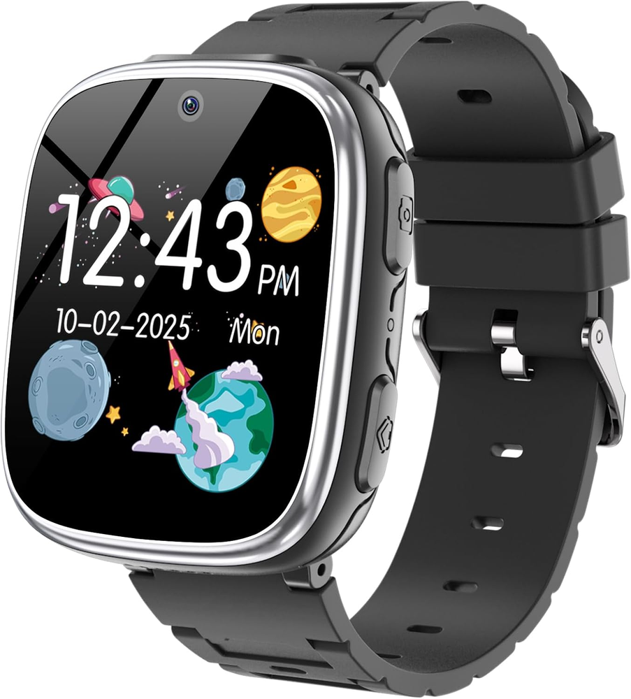 Kids Smart Watch with Camera, Games, Music in Black - USA