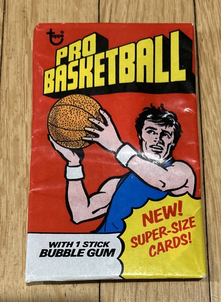 1976-77 Topps Basketball Factory Sealed Wax Pack Vintage NBA