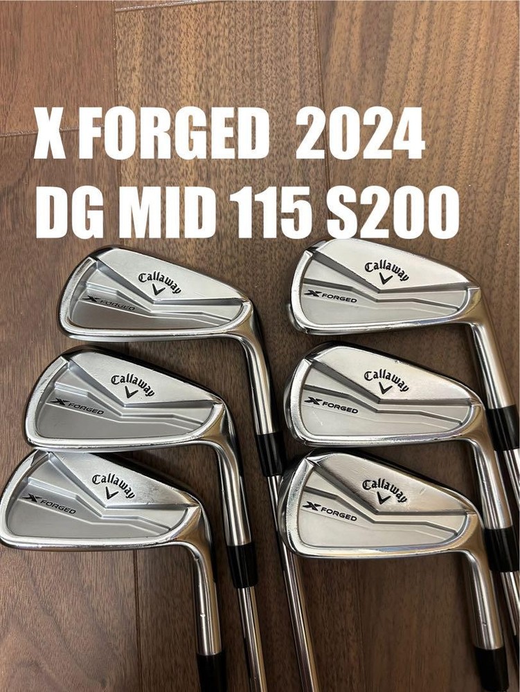 Callaway X Forged 2024 DG MID 115 S200 5-P 6-Piece Used Golf Iron Set