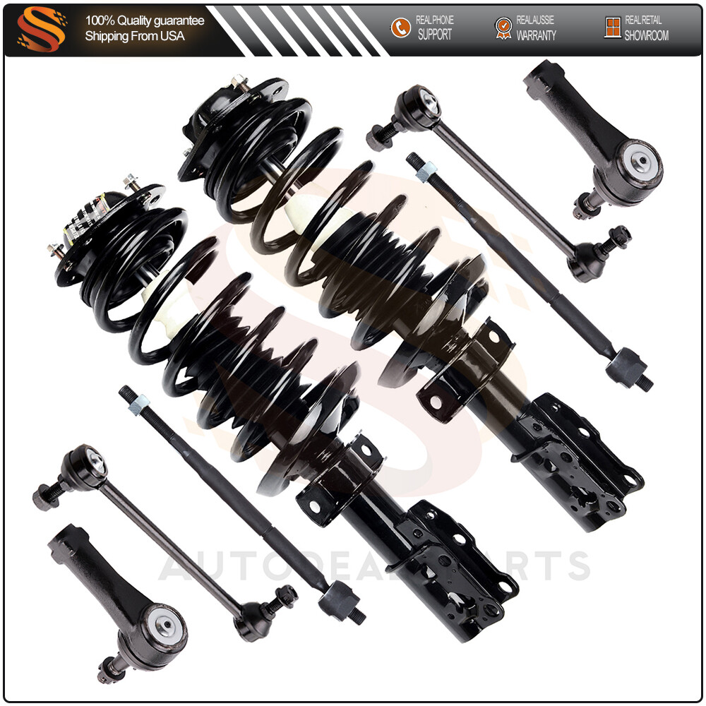 Performance Front Struts Sway Bar Links Tie Rod Kit for Chevy Pursuit HHR G5 2.2L 2.4L 8-Piece Set  
