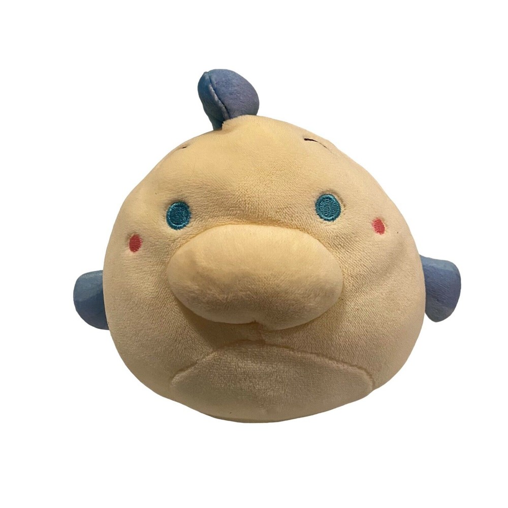 Disney Squishmallow Flounder Little Mermaid Plush Kellytoy Mini 5” Stuffed Toy