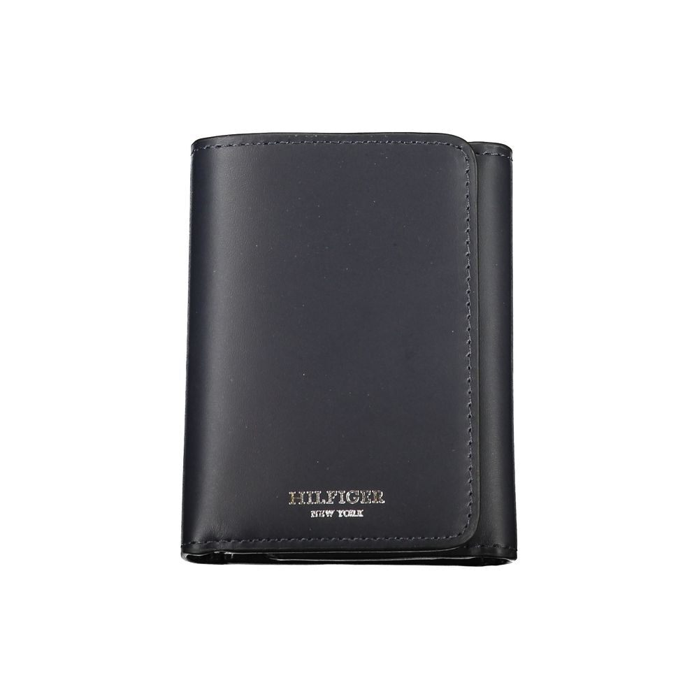 Tommy Hilfiger Mens Blue Leather Wallet Stylish & Elegant Design