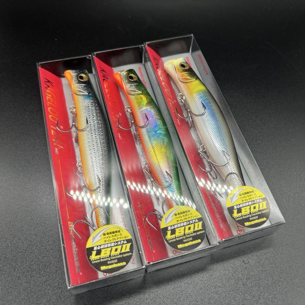 Megabass Kagelou 124F Niigata Lure Festa Limited Green Candy Fishing Lure Used