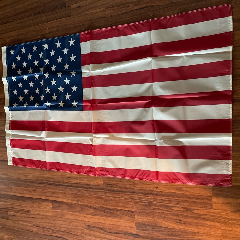 3x5 USA American United States Flag Pole Sleeve Sleeved Polyester Printed