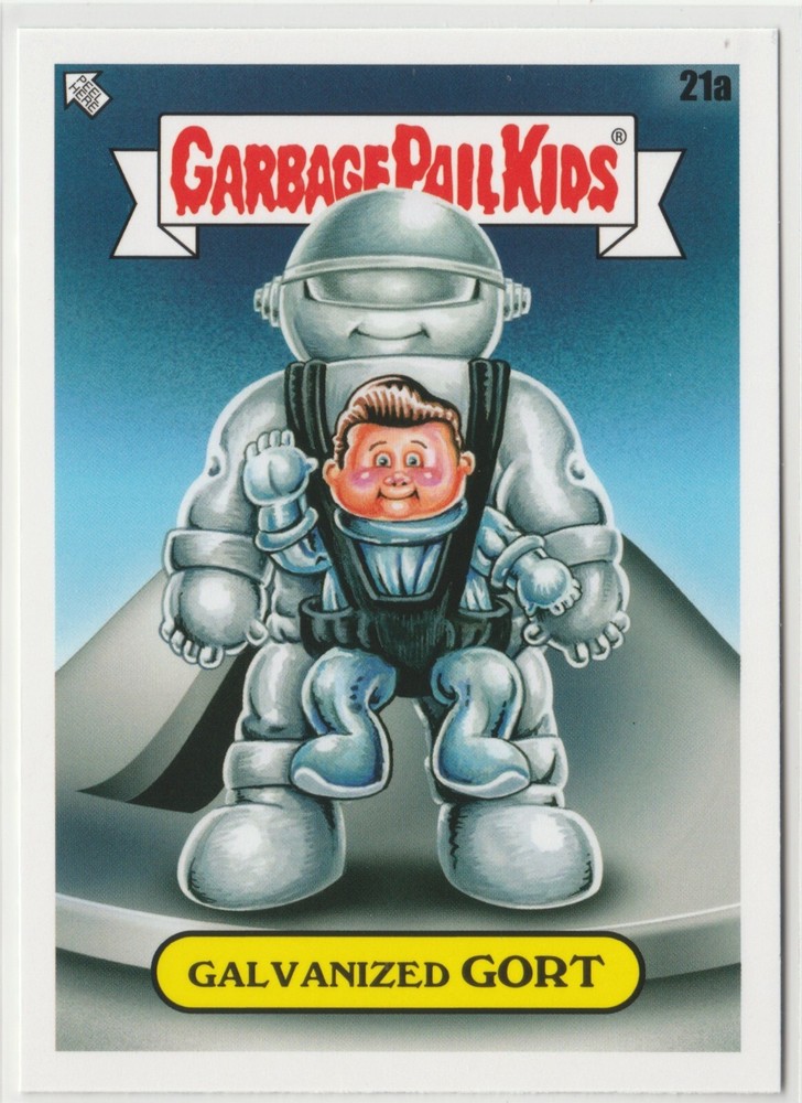 Galvanized Gort #21a Garbage Pail Kids GPK 2023 Intergoolactic Mayhem Card