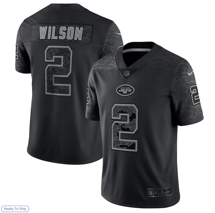 Men's Zach Wilson NY #2 Stitched Jersey Size L - Ideal Birthday Gift