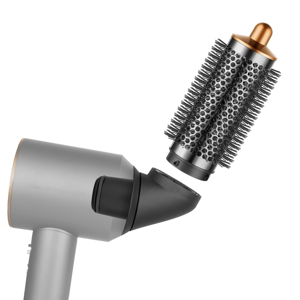 Upgraded Round Volumizing Brush Connector Adapter for Dyson Supersonic Hair Dryer