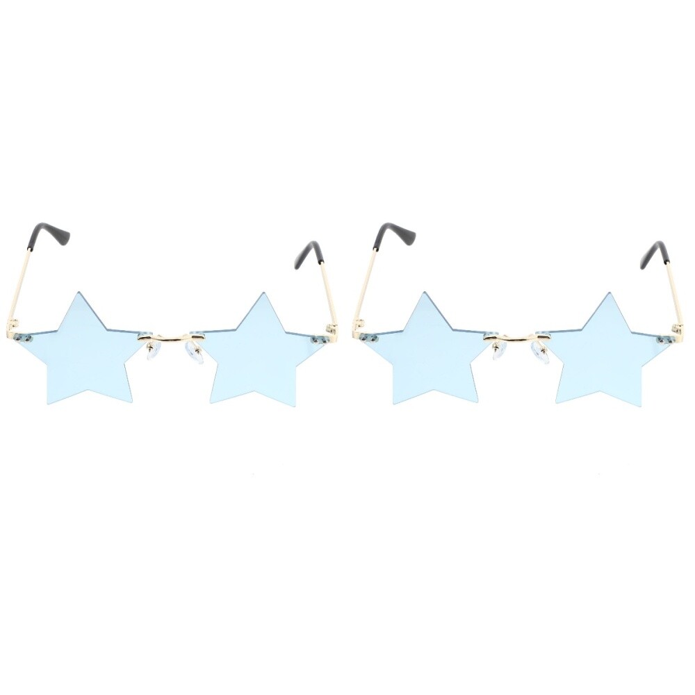 2 Pairs Light Party Sunglasses Irregular Eyeglasses Baby Man