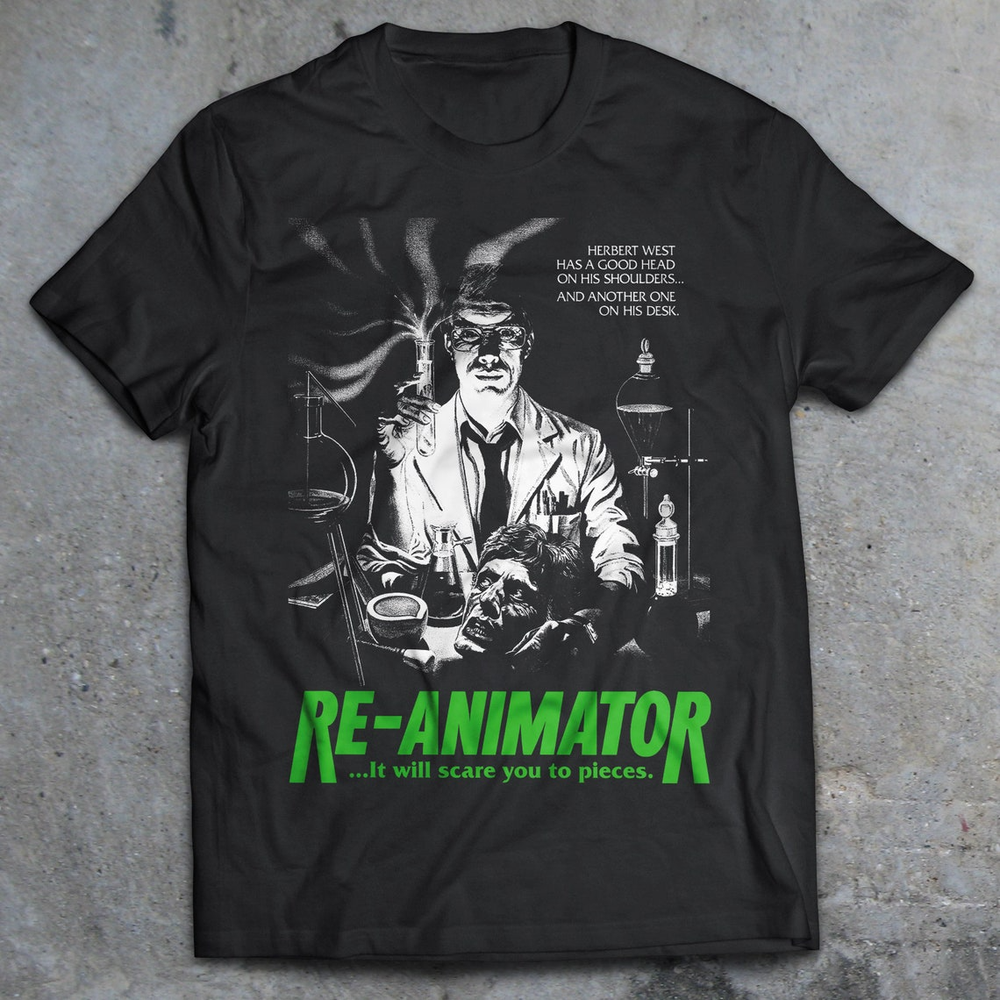 Re-Animator 1985 Horror Movie T-Shirt, 80's Horror Shirt, Lost Boys, Unisex tee