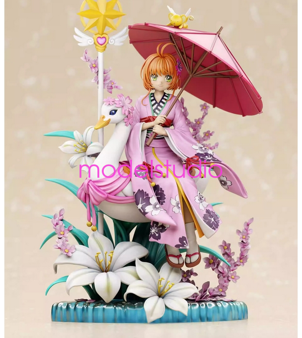 CHIKARA Studios Cardcaptor Sakura Statue Resin PU in stock KINOMOTO SAKURA 25cm