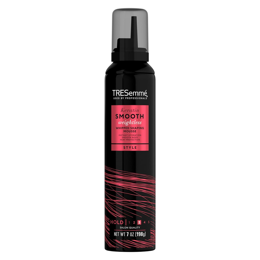Tresemmé Keratin Smooth Whipped Mousse for Weightless Hydration & Shaping