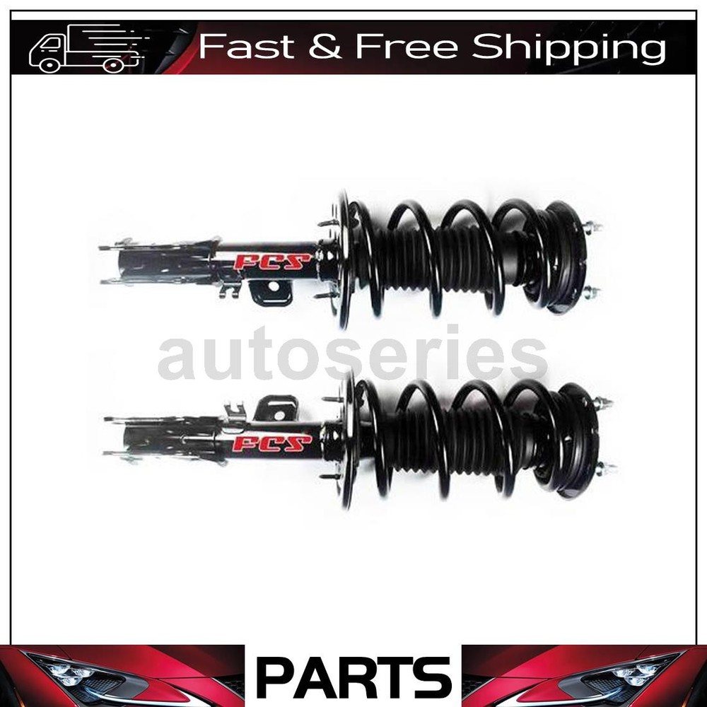 Front Left & Right Strut and Coil Spring Fits 2013 Ford Police Interceptor Sedan