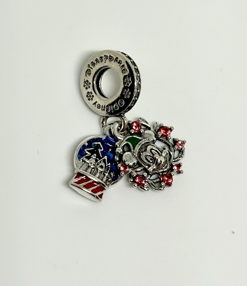 2024 Disney Parks Exclusive Pandora Christmas Mickey Dangle Charm
