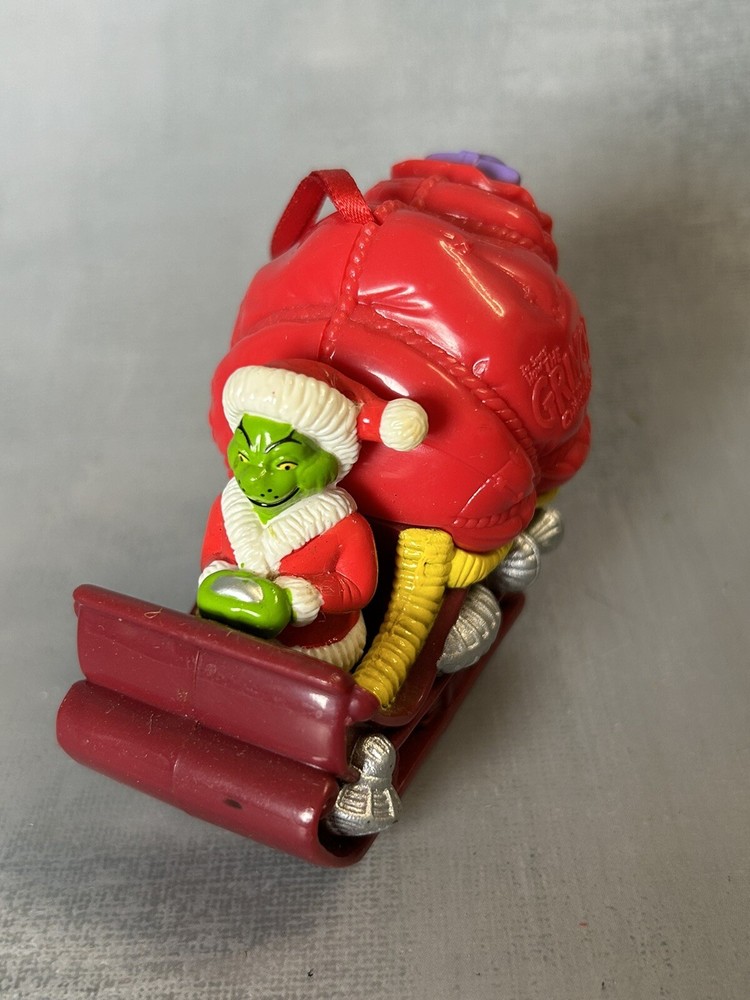 Dr Seuss Grinch Stole Christmas Plastic Holiday Ornament