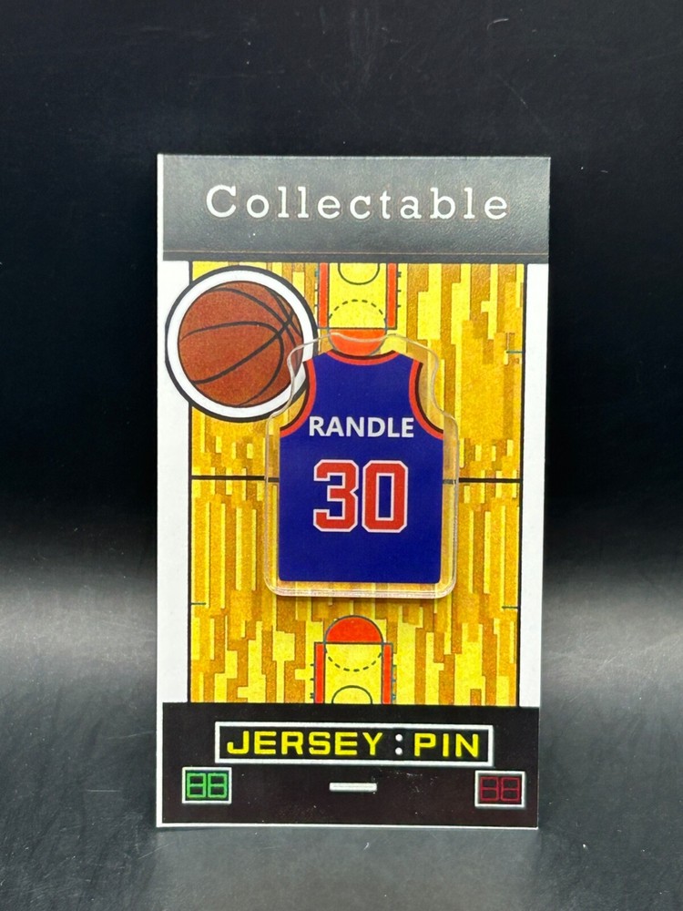 New York Knicks Julius Randle jersey lapel pin-Classic Retro Collectable