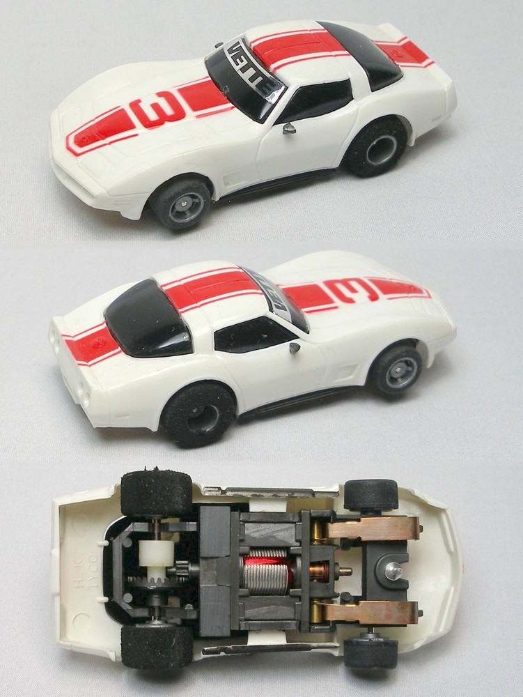 1981 TYCO 440 MAGNUM Cliff Hangar Slot Car 1979 Chevy Chevrolet Corvette 8912 A+