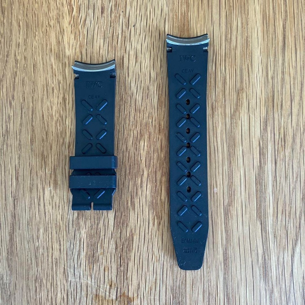 IWC Portuguese Rubber Watch Strap Replacement Band
